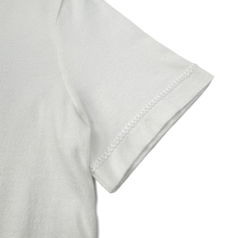 CHANEL T-SHIRT 2022 COCOMARK STAR WHEAT CAMELLIA EMBROIDERY WHITE COTTON XS P72 RTW 90288723