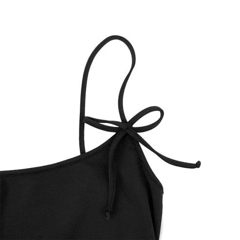 CHANEL VINTAGE SLEEVELESS MAILLOT DRESS BLACK NYLON 42 97C RTW 90288725 - PURPOSE