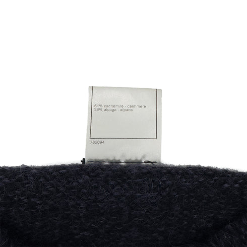 CHANEL KNIT TOPS GRIPOIX MOTIF DARK PURPLE 34 08A RTW 90288726