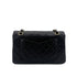 CHANEL VINTAGE CLASSIC FLAP SMALL CHAIN SHOULDER BAG BLACK LAMB SKIN 90288973 - PURPOSE
