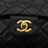 CHANEL VINTAGE CLASSIC FLAP SMALL CHAIN SHOULDER BAG BLACK LAMB SKIN 90288973 - PURPOSE