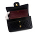 CHANEL VINTAGE CLASSIC FLAP SMALL CHAIN SHOULDER BAG BLACK LAMB SKIN 90288973 - PURPOSE