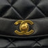 CHANEL VINTAGE DIANA SMALL CHAIN SHOULDER BAG BLACK LAMB SKIN 90288974 - PURPOSE