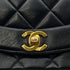 CHANEL VINTAGE DIANA SMALL CHAIN SHOULDER BAG BLACK LAMB SKIN 90288975 - PURPOSE