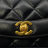 CHANEL VINTAGE DIANA SMALL CHAIN SHOULDER BAG BLACK LAMB SKIN 90288985 - PURPOSE