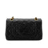 CHANEL VINTAGE CLASSIC FLAP SMALL CHAIN SHOULDER BAG BLACK LAMB SKIN 90289012 - PURPOSE