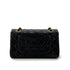 CHANEL VINTAGE CLASSIC FLAP SMAILL CHAIN SHOULDER BAG BLACK LAMB SKIN 90289013 - PURPOSE
