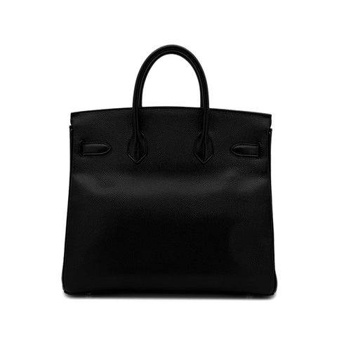 HERMES HAUT A COURROIES 28 BLACK VEAU EPSOM HAND BAG ▢J SHW 90289022 - PURPOSE