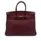 HERMES BIRKIN 35 ROUGE H TOGO HAND BAG □G GHW 90289033 - PURPOSE