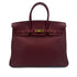 HERMES BIRKIN 35 ROUGE H TOGO HAND BAG □G GHW 90289033 - PURPOSE