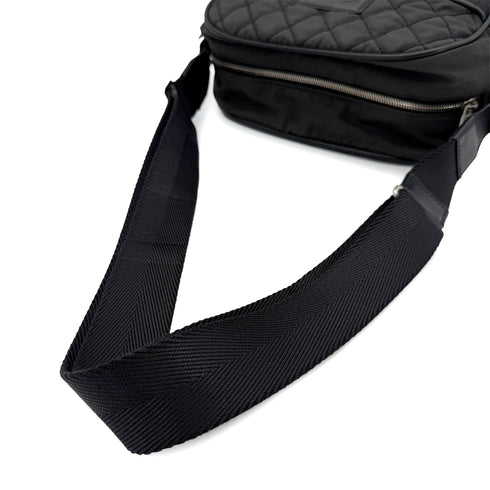 CHANEL SPORTSLINE MATELASSE NYLON SHOULDER BAG BLACK 90289053 - PURPOSE