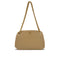 CHANEL VINTAGE CHEVRON CHAIN SHOULDER BAG BEIGE LAMB SKIN 90289057 - PURPOSE
