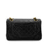 CHANEL VINTAGE CLASSIC FLAP SMALL CHAIN SHOULDER BAG BLACK LAMB SKIN 90289064 - PURPOSE