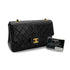 CHANEL VINTAGE CLASSIC FLAP SMALL CHAIN SHOULDER BAG BLACK LAMB SKIN 90289064 - PURPOSE