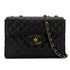 CHANEL VINTAGE JUMBO MATELASSE 30 CHAIN SHOULDER BAG BLACK CAVIAR SKIN 90289065 - PURPOSE