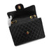 CHANEL VINTAGE JUMBO MATELASSE 30 CHAIN SHOULDER BAG BLACK CAVIAR SKIN 90289065 - PURPOSE