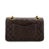 CHANEL VINTAGE CLASSIC FLAP MEDIUM CHAIN SHOULDER BAG BRWON LAMB SKIN 90289066 - PURPOSE