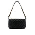CHANEL VINTAGE COCOMARK MATELASSE CHAIN SHOULDER BAG BLACK CAVIR SKIN 90289067 - PURPOSE