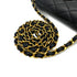 CHANEL VINTAGE MATELASSE BIG COCO CHAIN SHOULDER BAG BLACK LAMB SKIN 90289069 - PURPOSE