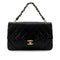 CHANEL VINTAGE MATELASSE CHAIN HAND BAG BLACK LAMB SKIN 90289072 - PURPOSE