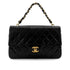 CHANEL VINTAGE MATELASSE CHAIN HAND BAG BLACK LAMB SKIN 90289072 - PURPOSE