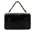 CHANEL VINTAGE MATELASSE CHAIN HAND BAG BLACK LAMB SKIN 90289072 - PURPOSE