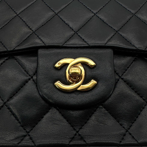 CHANEL VINTAGE MATELASSE CHAIN HAND BAG BLACK LAMB SKIN 90289072 - PURPOSE