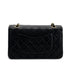 CHANEL VINTAGE CLASSIC FLAP MEDIUM CHAIN SHOULDER BAG BLACK LAMB SKIN 90289073 - PURPOSE