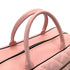 CHANEL VINTAGE MATELASSE LOGO BOSTON HAND BAG PINK BLACK LEATHER 90289079 - PURPOSE