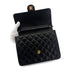 CHANEL VINTAGE MATELASSE CHAIN SHOULDER BAG BLACK LAMB SKIN 90289080 - PURPOSE