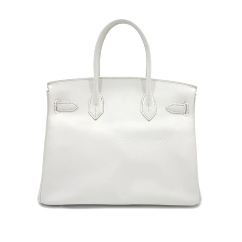 HERMES BIRKIN 30 WHITE VEAU EPSOM HAND BAG □K SHW 90289346 - PURPOSE