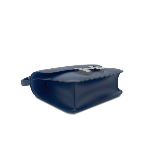 HERMES CONSTANCE 25 BLUE ROY BOXCALF SHOULDER BAG □E SHW 90289350 - PURPOSE