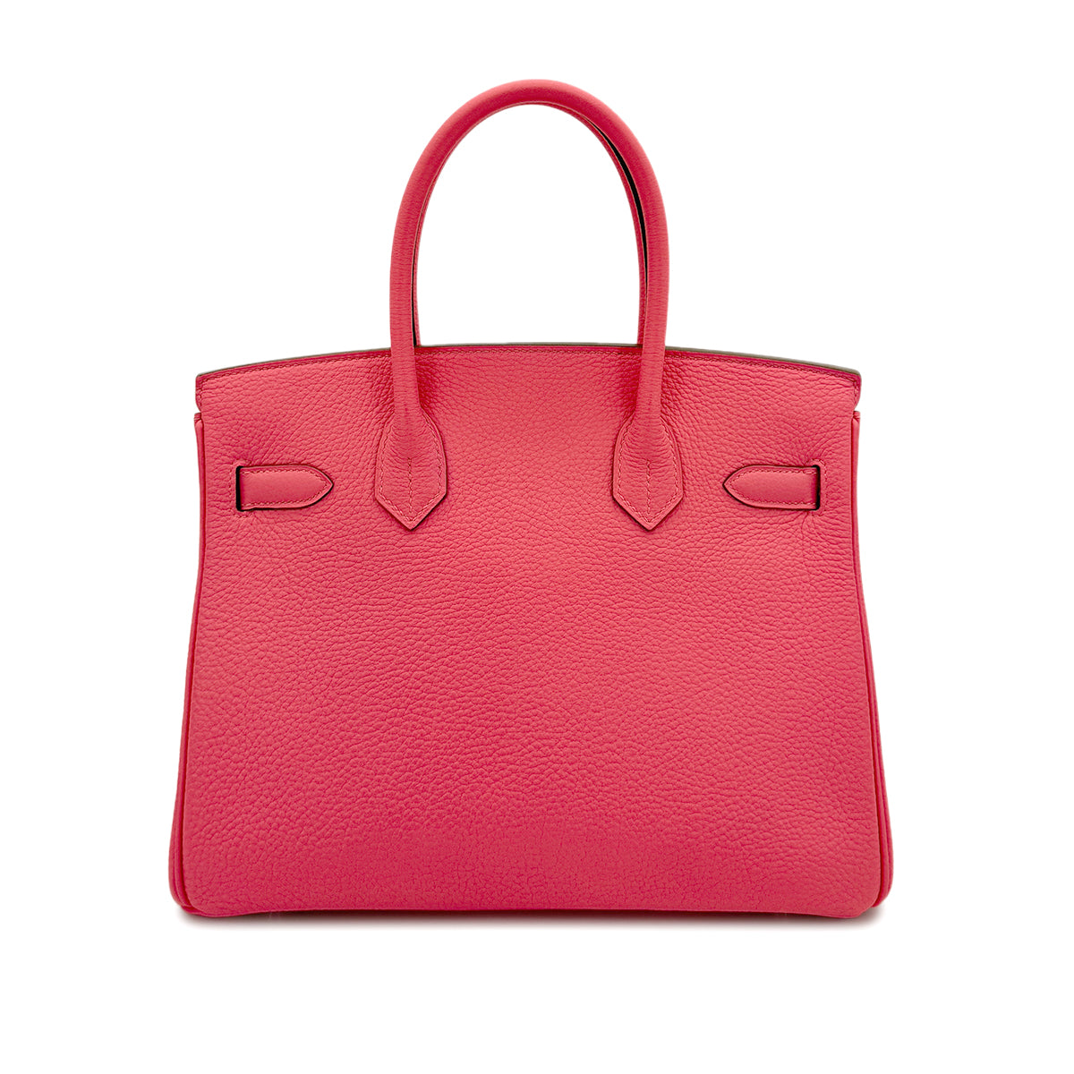 HERMES BIRKIN 30 ROSE LIPSTICK TOGO HAND BAG □Q SHW 90289351