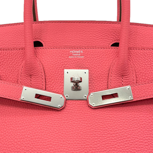 HERMES BIRKIN 30 ROSE LIPSTICK TOGO HAND BAG □Q SHW 90289351 - PURPOSE