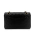 CHANEL VINTAGE CLASSIC FLAP MEDIUM CHAIN SHOULDER BAG BLACK LAMB SKIN 90289354 - PURPOSE