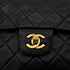 CHANEL VINTAGE CLASSIC FLAP MEDIUM CHAIN SHOULDER BAG BLACK LAMB SKIN 90289354 - PURPOSE