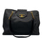 CHANEL VINTAGE SUPER MODEL BIG COCO CHAIN TOTE BAG BLACK CAVIAR SKIN 90289355 - PURPOSE