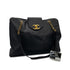 CHANEL VINTAGE SUPER MODEL BIG COCO CHAIN TOTE BAG BLACK CAVIAR SKIN 90289355 - PURPOSE