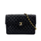 CHANEL VINTAGE PARIS LIMITED MATELASSE CHAIN SHOULDER BAG BLACK LAMB SKIN 90289358 - PURPOSE