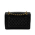 CHANEL VINTAGE PARIS LIMITED MATELASSE CHAIN SHOULDER BAG BLACK LAMB SKIN 90289358 - PURPOSE