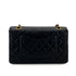CHANEL VINTAGE CLASSIC FLAP MEDIUM CHAIN SHOULDER BAG BLACK LAMB SKIN 90289360 - PURPOSE