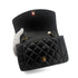 CHANEL VINTAGE DIANA SMALL CHAIN SHOULDER BAG BLACK LAMB SKIN 90289362 - PURPOSE