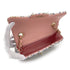 CHANEL MATELASSE TWEED CHAIN SHOULDER BAG PINK BLUE COTTON LEATHER 90289365 - PURPOSE