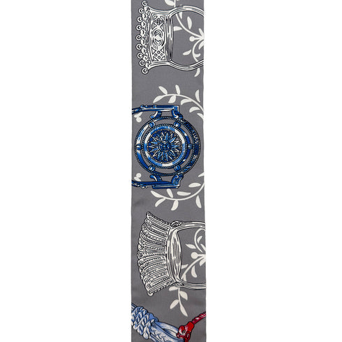 HERMES TWILLY ETRIERS REMIX SCARF MULTICOLOR SILK 90289367 - PURPOSE