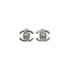 CHANEL VINTAGE EARRINGS TURN LOCK ACCESSORY SILVER 97A 90289368 - PURPOSE