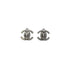 CHANEL VINTAGE EARRINGS TURN LOCK ACCESSORY SILVER 97A 90289368 - PURPOSE