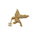 CHANEL EAGLE COCOMARK BROOCH RHINESTONE ACCESSORY GOLD 01P 90289369 - PURPOSE