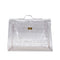 HERMES VINYL KELLY SOUVENIR DE L' EXPOSITION 1997 CLEAR HAND BAG 90289524 - PURPOSE