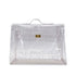 HERMES VINYL KELLY SOUVENIR DE L' EXPOSITION 1997 CLEAR HAND BAG 90289524 - PURPOSE