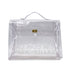 HERMES VINYL KELLY SOUVENIR DE L' EXPOSITION 1997 CLEAR HAND BAG 90289525 - PURPOSE